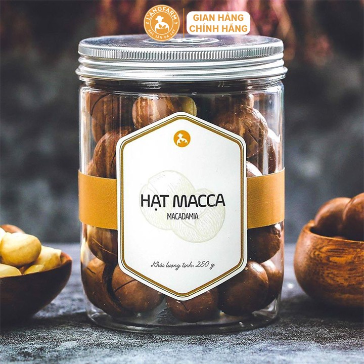 Hạt macca L'angfarm Giòn, ngon, béo, hương vị vừa miệng, hấp dẫn.