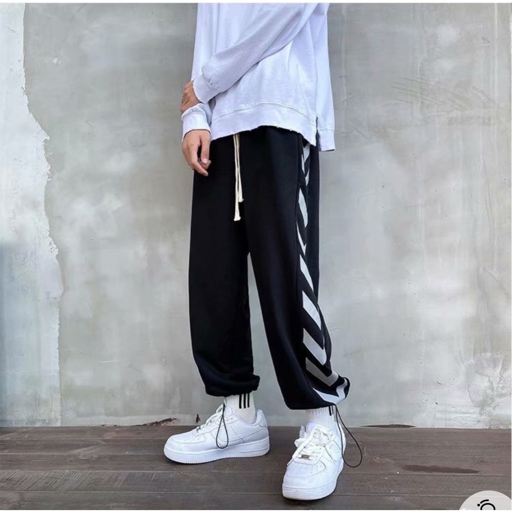 Quần Nỉ Lưng Cao DORA Ống Rộng Dáng Suông Ulzzang - Kiểu quần dây rút thắt gấu Unisex  DT-SHOP