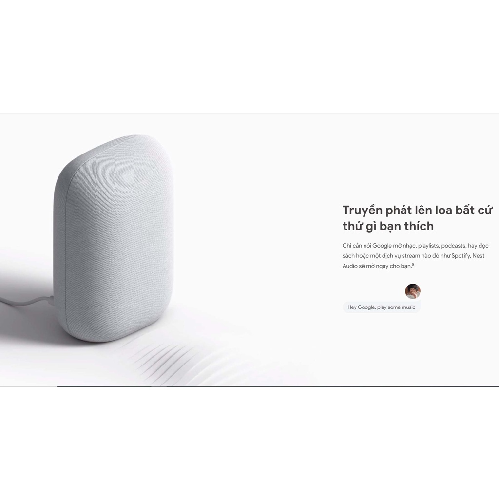 Google Nest Audio - Loa thông minh tích hợp trợ lý ảo Google