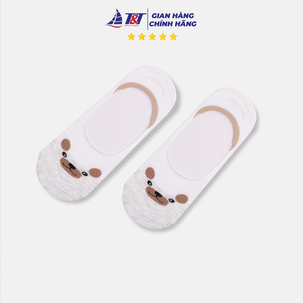 [ Combo 5 đôi ] Tất hài nữ cotton T&amp;T Socks - NU31.004