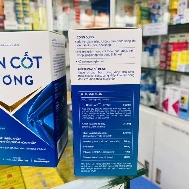 ✅ [Chính Hãng] Kiện Cốt Vương hỗ trợ xương khớp chắc khỏe, tăng cường vận động, giảm đau nhức khớp -45 viên ATZ Pharmacy