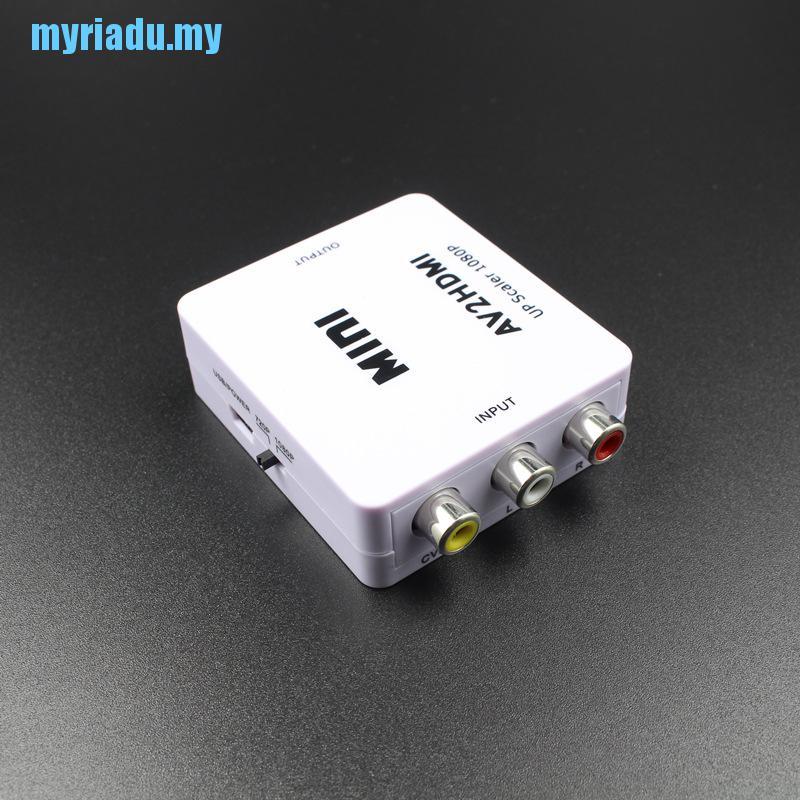 Bộ Chuyển Đổi Mini Rca Av Sang Hdmi Av 2 Hdmi 1080 Chuyên Dụng