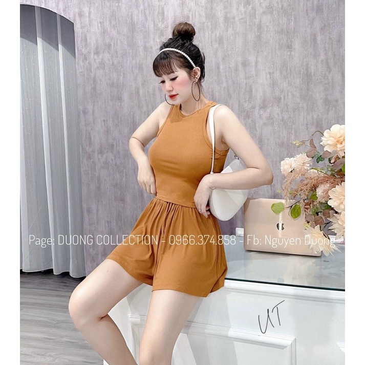 [Mã SKAMFSW175 giảm 10K đơn 50K] Bộ ngủ sát nách thun tăm, Sét đồ ngủ sexxy co giãn chất mát lạnh BN0089 - NhiNhi Shop