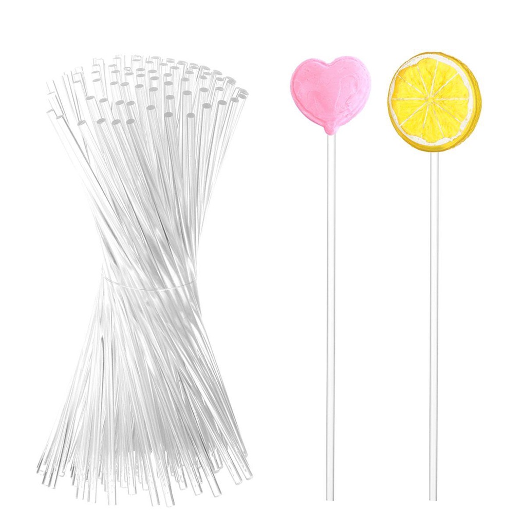 Que Kẹo Mút Màu Trắng Ngà DIY