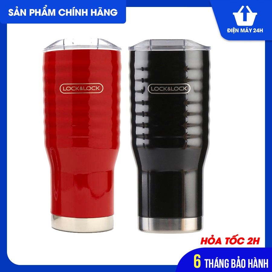 Ly Giữ Nhiệt Lock&amp;Lock Wave Tumbler 750ml LHC4148 - LHC4147 500ml - Ruột bằng thép không gỉ 304 - HÀNG CHÍNH HÃNG