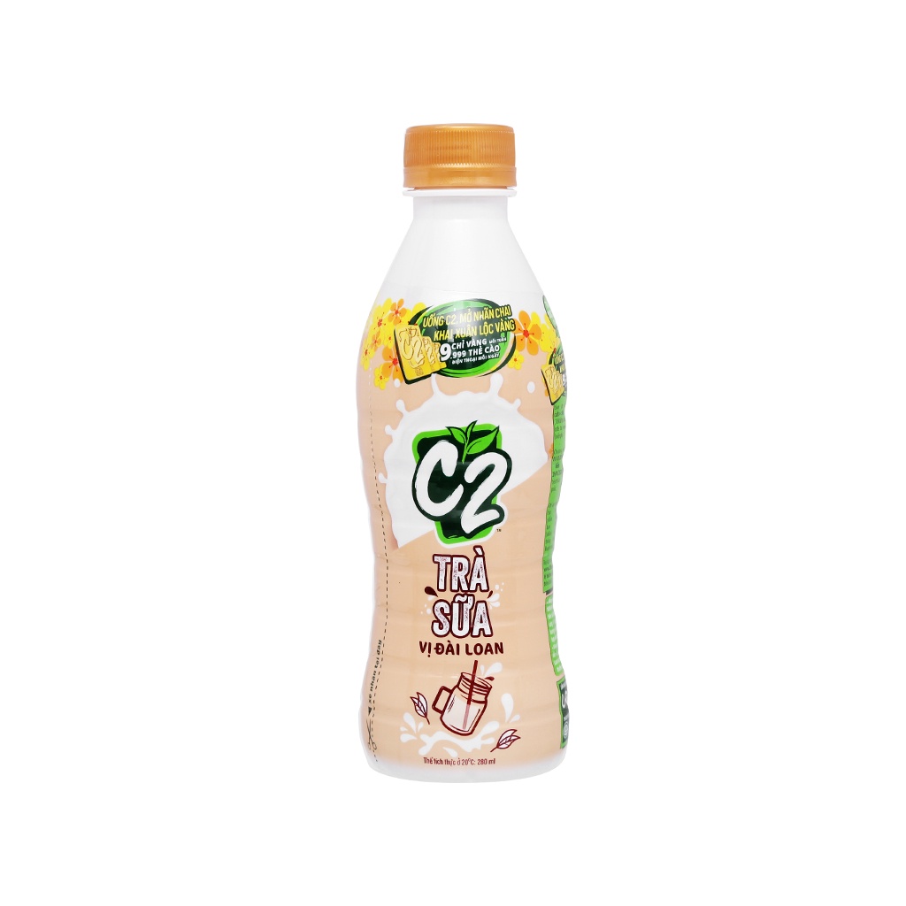 Thùng 24 chai trà sữa Đài Loan C2 280ml