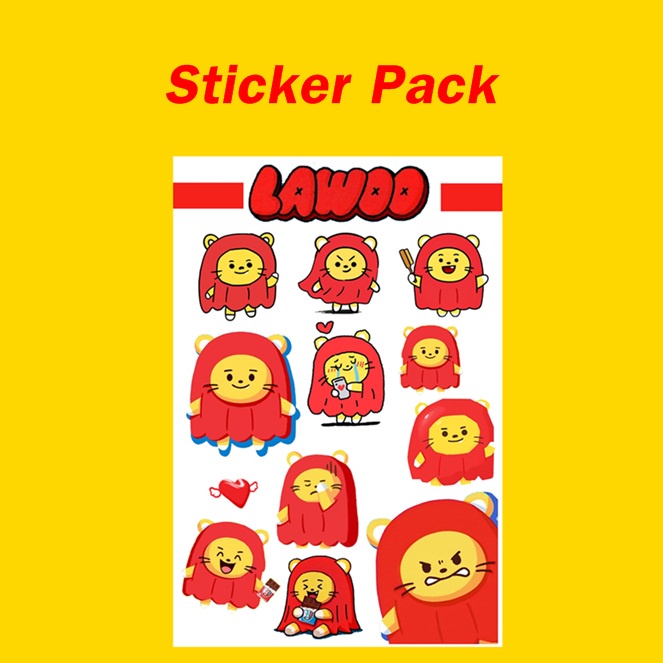 Nhãn dán Lawoo Truz Treasure Jaehyuk Sticker