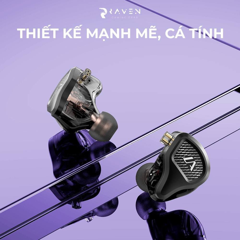 Tai nghe có dây LAFITEAR LM2P nghe nhạc thể thao chơi game, tai nghe gaming điện thoại máy tính