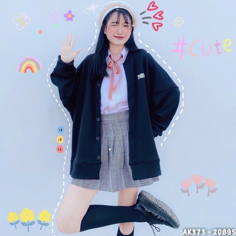 Áo Khoác Cardigan Nỉ Nam Nữ Form Rộng UNISEX Áo Cardigan Nam Nữ Nỉ Ngoại in THOXRI - AK3373 | BigBuy360 - bigbuy360.vn