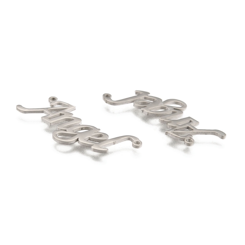 Bộ 2 Cái ~ 10 Cái Mặt Dây Chuyền Bằng Thép Không Gỉ 304