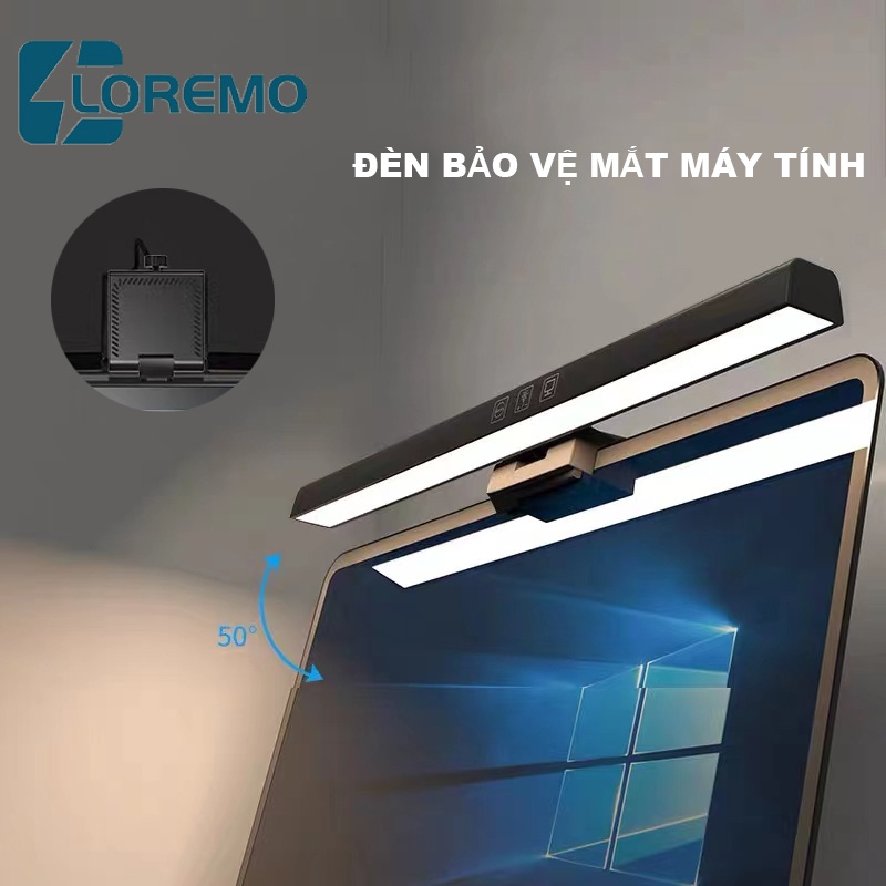 Màn hình máy tính thanh đèn LED/Thanh ánh sáng hiển thị bàn LED cho bàn làm việc tại nhà (3 chế độ đèn, chống ánh sáng)