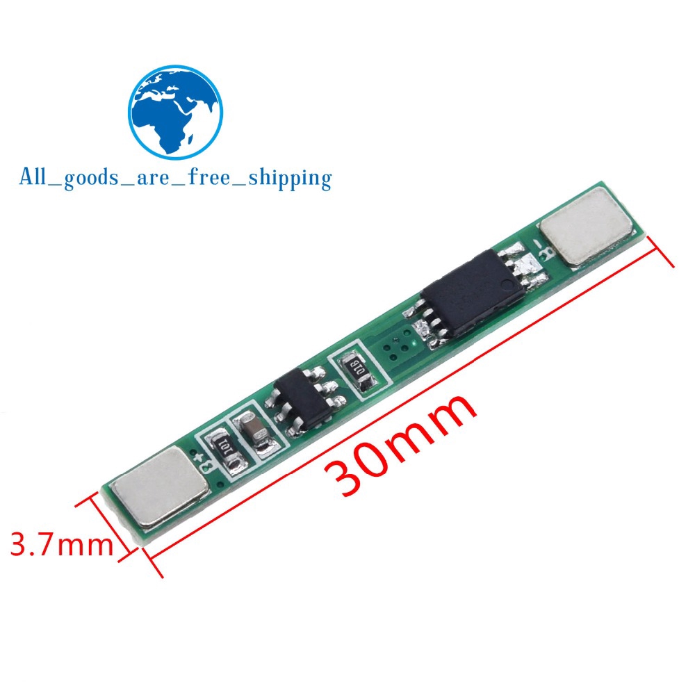 Bộ 5 bo mạch bảo vệ pin Lithium Ion Li 1s 3.7v 3a chất lượng cao