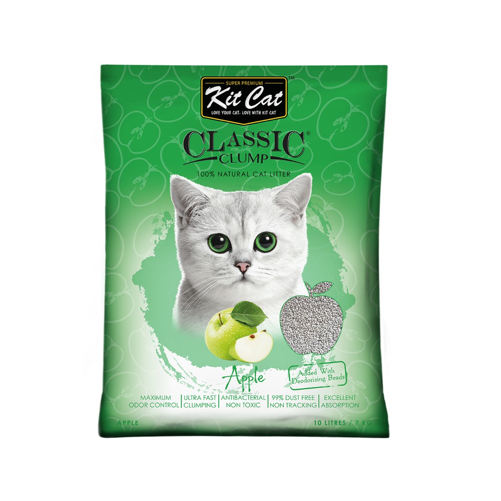 Cát đất sét vệ sinh cho mèo KIT CAT clumping 10L