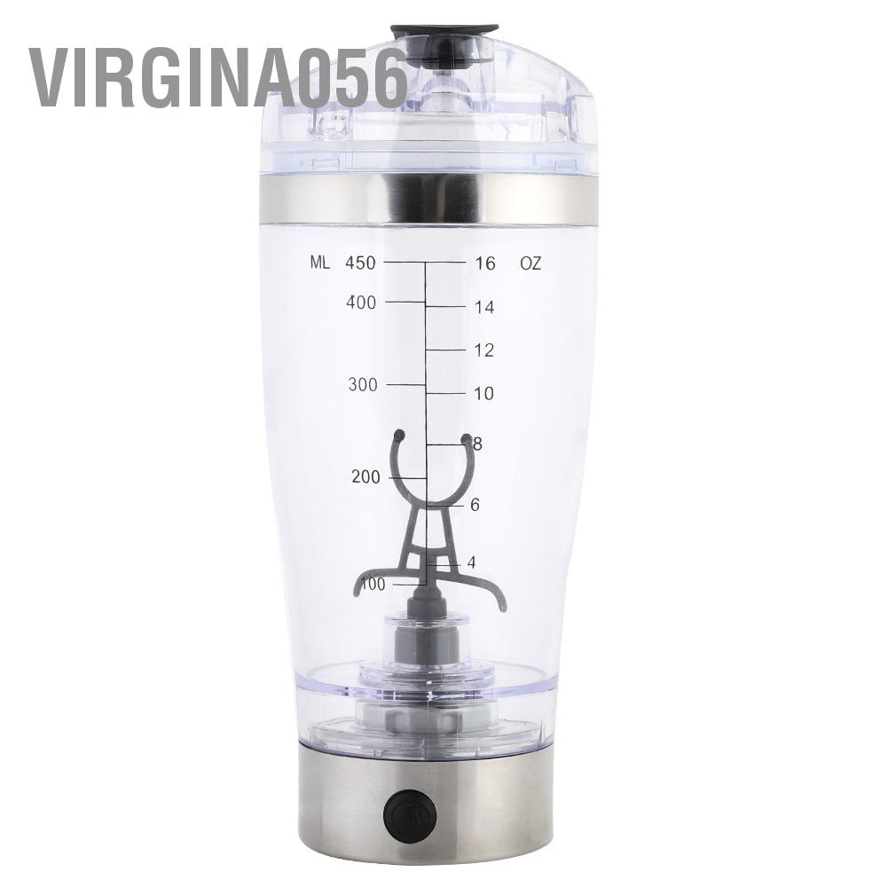 Có thể bán buôn 450ml USB di động bằng thép không gỉ Cốc khuấy điện Máy trộn sữa tự Nước ép cà phê Virgina056 Hàng giao ngay