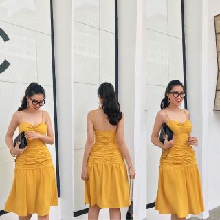 Đầm hai dây đuôi cá