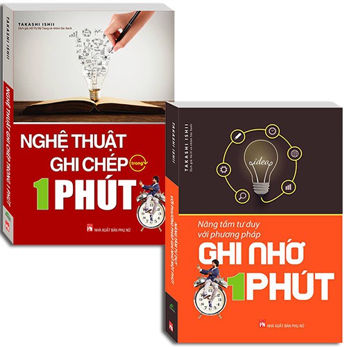 Sách - Nghệ Thuật Ghi Chép + Nâng Tầm Tư Duy Với Phương Pháp Ghi Nhớ Trong 1 Phút