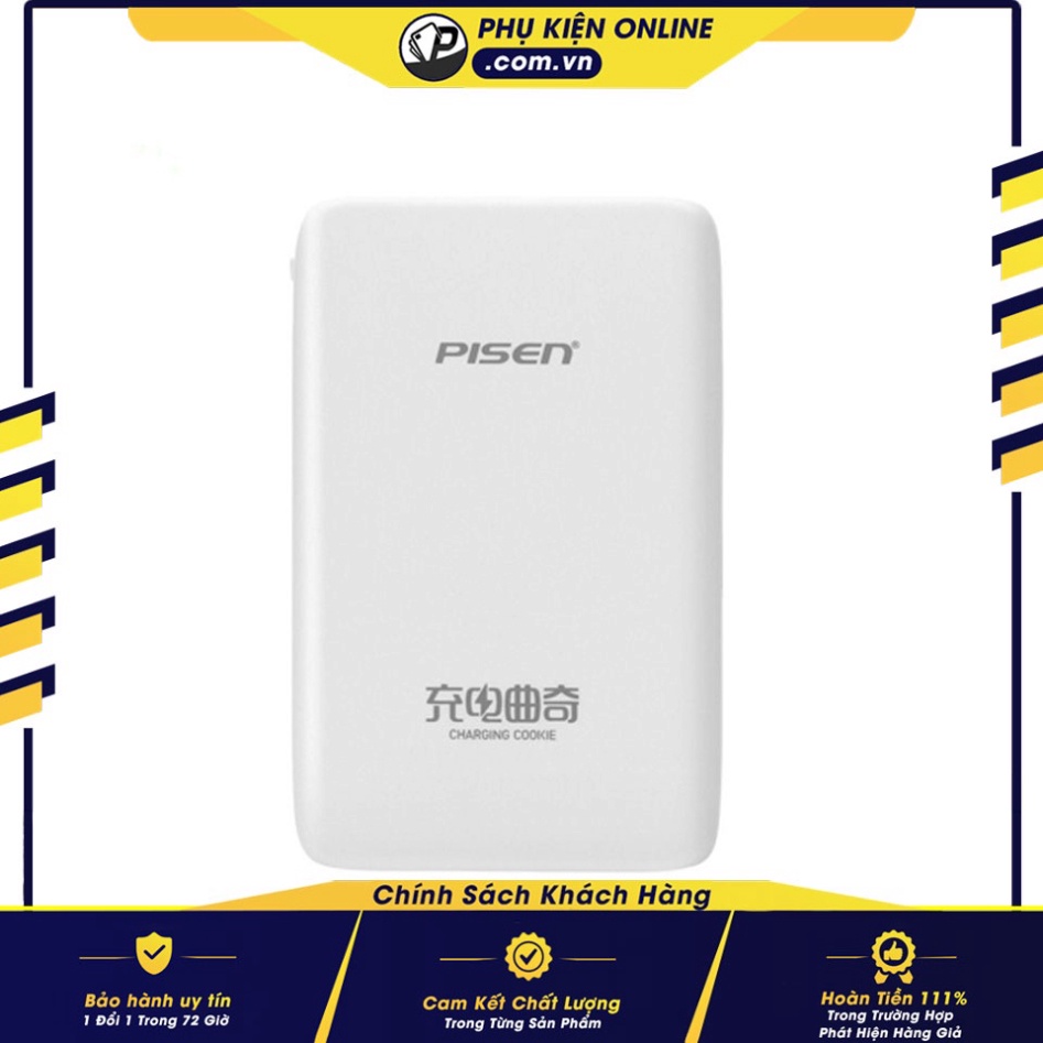 Sạc dự phòng pisen charging cookie 3000mah >