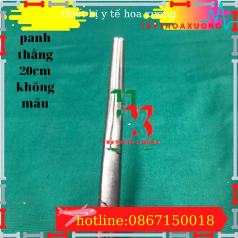 Panh Y Tế, Panh Gắp Phẫu Thuật, Pen Kẹp Y Tế, Panh Thẳng Không Mấu 20cm - Hàng Pakistan