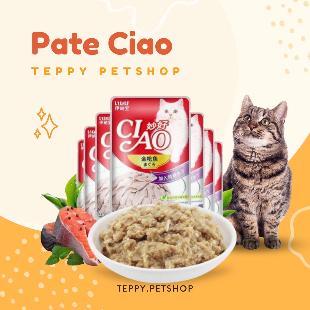 Pate Ciao Cho Mèo Gói 60g