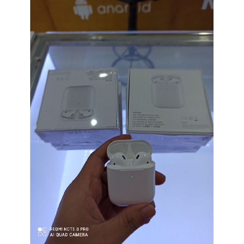 [Tai Airpods 2 HỒNG KÔNG] Full Box  kết nối Bluetooth, định vị GPS, cảm biến đa điểm, Sạc không dây.