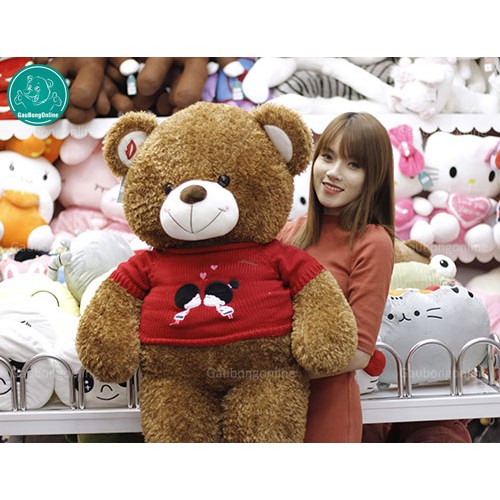 Gấu Teddy Áo Len Kiss 1m1