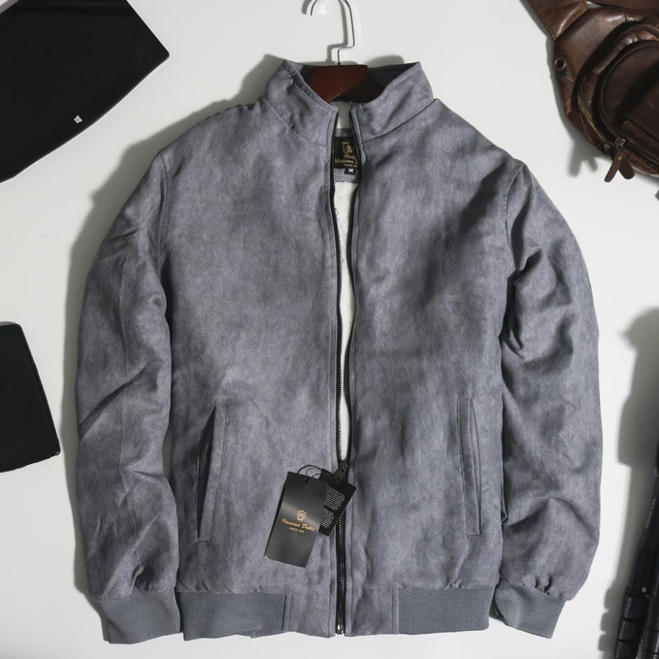 [CHẤT ĐẸP]ÁO KHOÁC DA LỘN NAM LÓT LÔNG DÀY DẶN CAO CẤP  4 MÀU (50kg-90Kg) | BigBuy360 - bigbuy360.vn