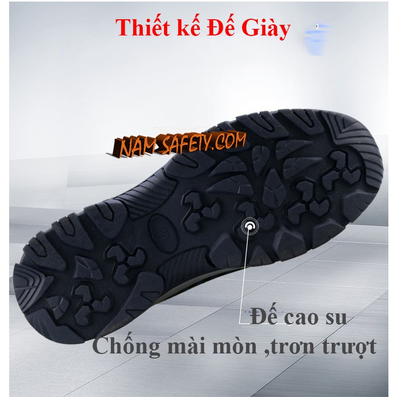 Giày bảo hộ thể thao KINGSMAN thời trang ,giày bảo hộ thời trang, mũi thép, đế chống đinh