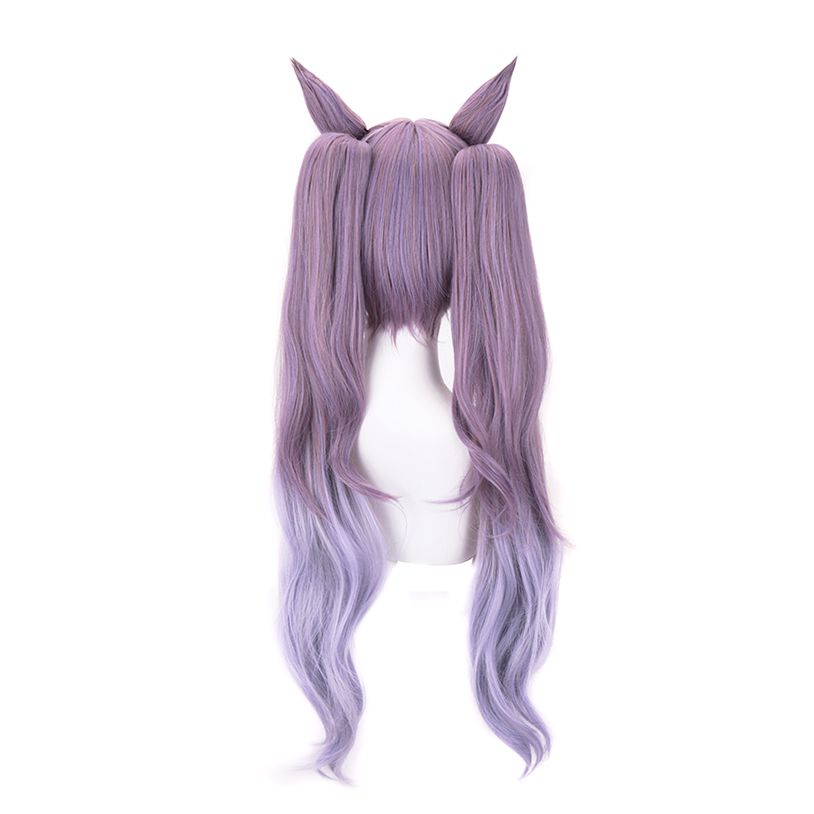 Genshin Impact Keqing Cosplay Wig Props Halloween Headgear Accessories Girl gift