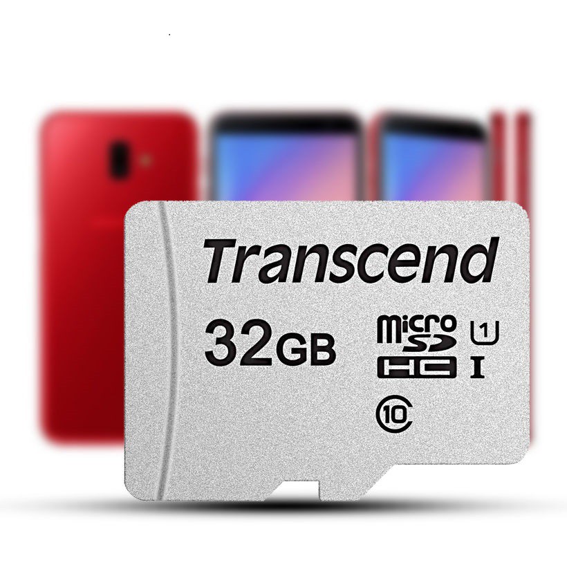 Thẻ nhớ MicroSDHC Transcend 300S C10 95MB/s 32GB-Có Adapter