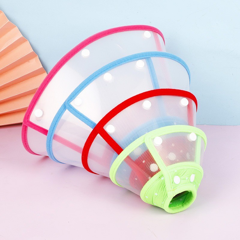 Vòng cổ hình nón chống cắn hồi phục vết thương cho thú cưng