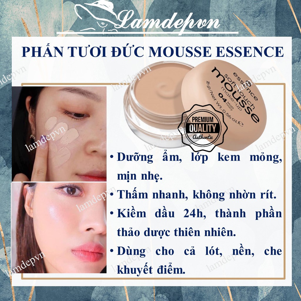 Siêu phẩm phấn tươi Mousse essence make-up