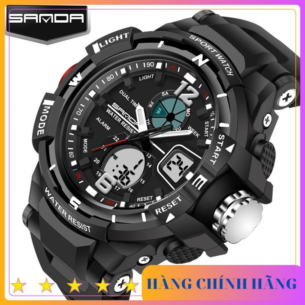 [ HÀNG CHÍNH HÃNG ] Đồng hồ thể thao nam SANDA TIGER JAPAN - Chống nước Siêu bền | BigBuy360 - bigbuy360.vn