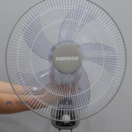 Quạt Treo Tường Nanoco NWF1604G - Màu Xám