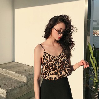 Áo Hai Dây  Họa Tiết Da Báo Mẫu Hot