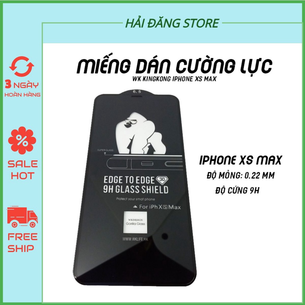 [HOT] Kính Cường Lực Chính Hãng King Kong iphone 6/6plus/7/7plus/8/8plus/x/xr/xs max/11/11 pro/11 promax