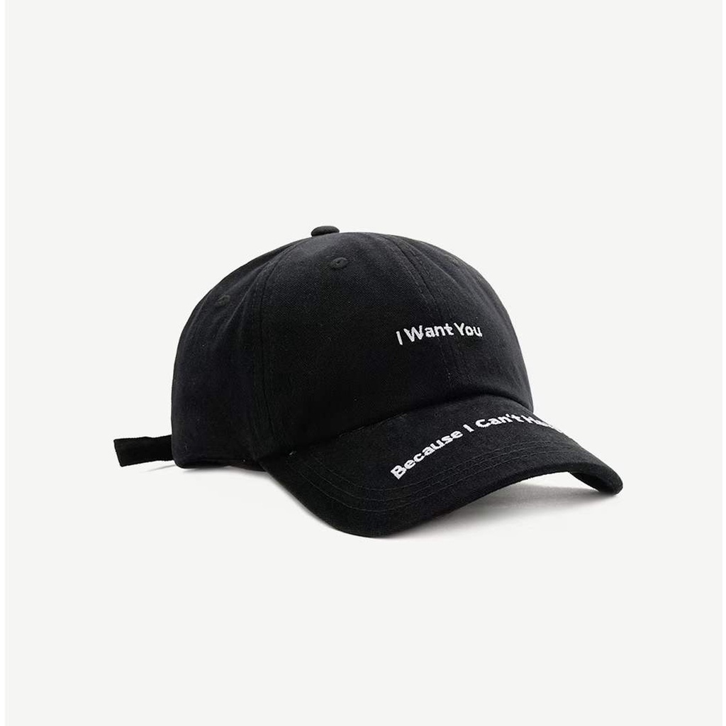 Nón lưỡi trai LINJW bằng cotton có thể điều chỉnh thời trang Hip Hop