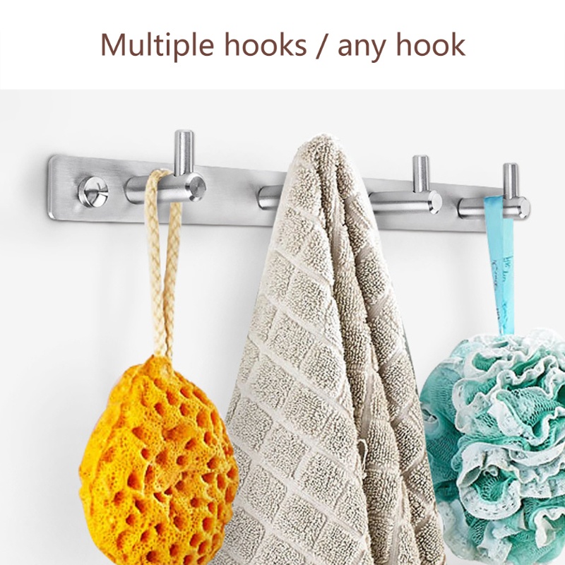 Set 3 # 4 # 5 # 6 # 7 Móc Inox Treo Áo Khoác Chịu Được Sức Nặng