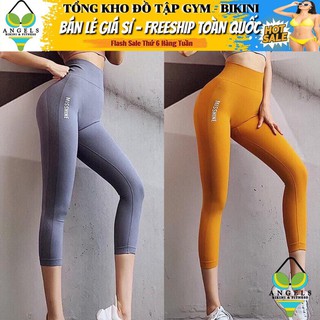 Quần tập gym nữ, quần dệt lửng misshine size m l q044