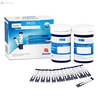Que Thử Đường Huyết SINOCARE SAFE - ACCU [Hộp 50 Que Thử + 50 Kim Chích Máu]