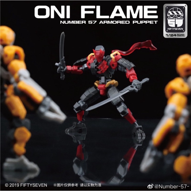 Mô Hình Đồ Chơi Nhân Vật ONI FLAME no57 - no 57 - fiftyseven Với Tỷ Lệ 1 / 24
