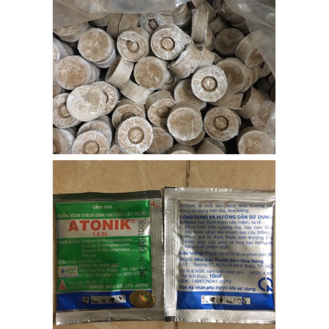 3 gói antonik và 100 viên nén