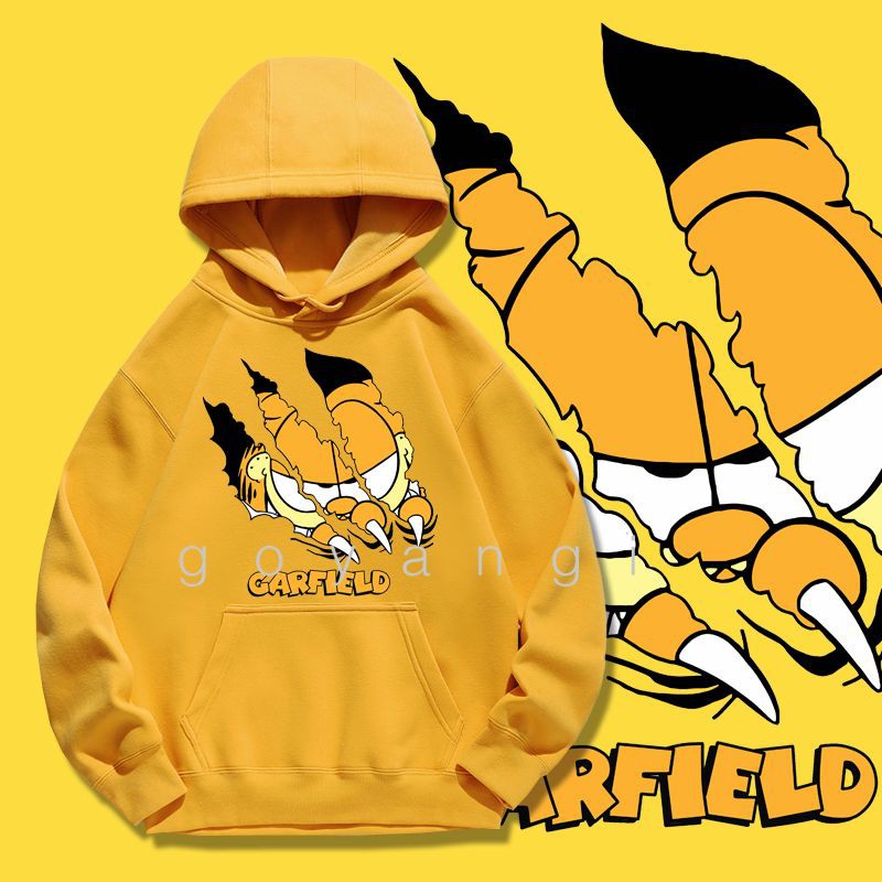 Áo hoodie Scratching Cat oversize Unisex phong cách Hàn Quốc
