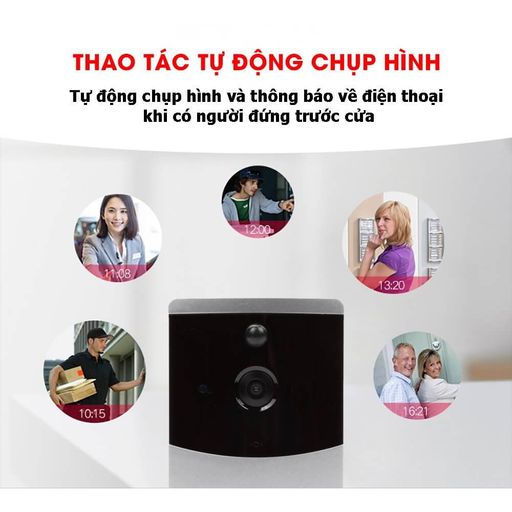 Camera chuông cửa không dây wifi VDB06N10 (Tặng kèm Pin + Chuông )