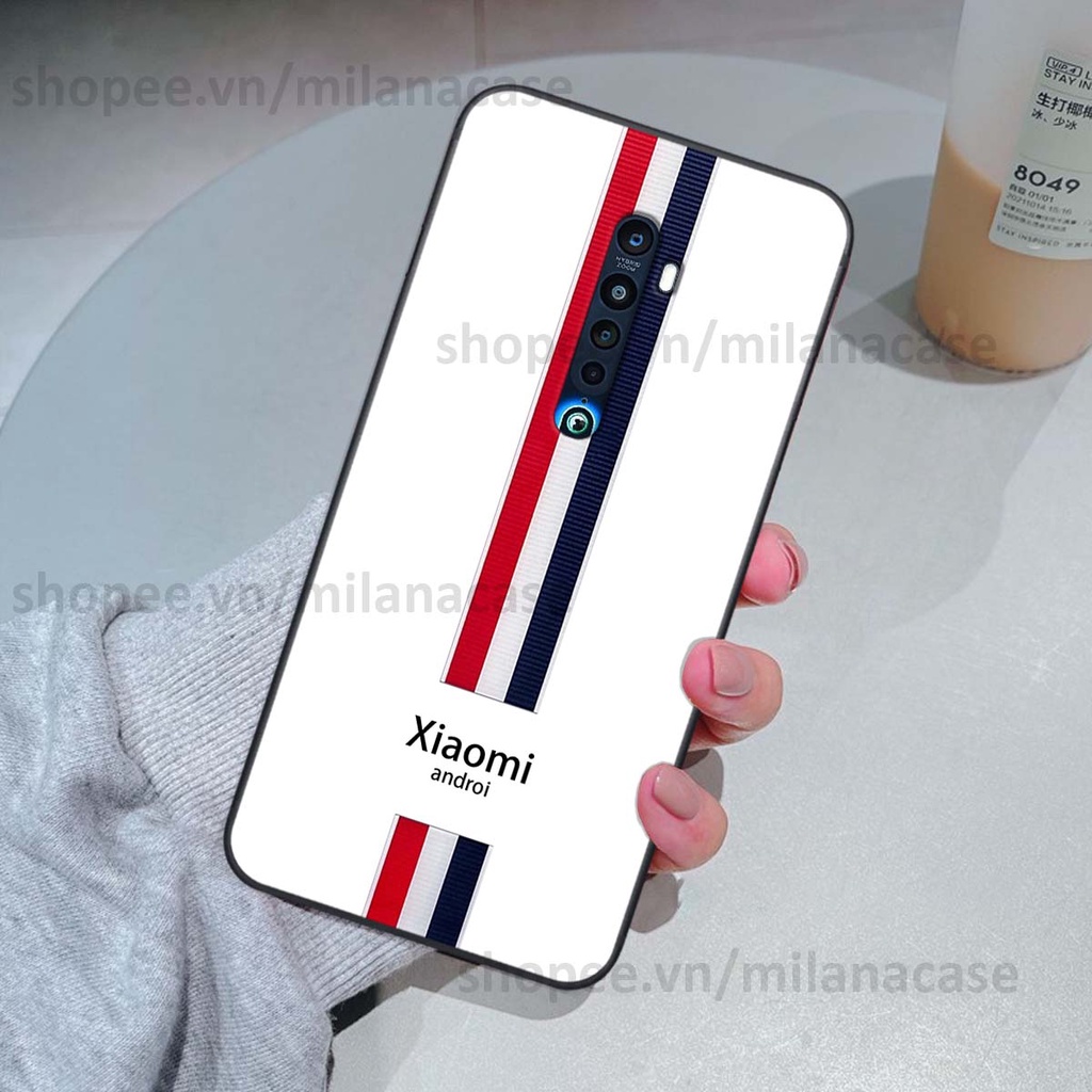 Ốp Oppo Reno 2f / Reno2 F in giả da phong cách thể thao, cá tính, thời trang