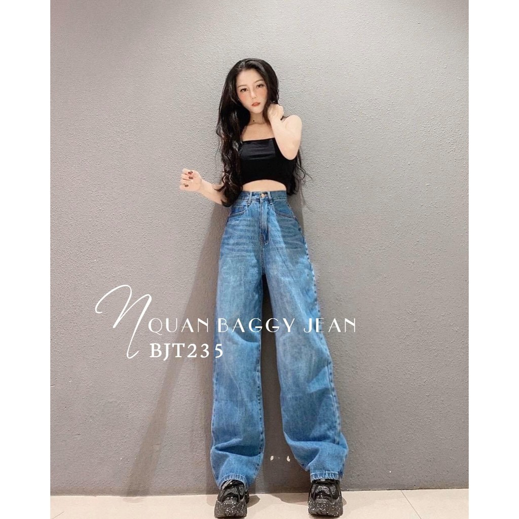 HÀNG ĐẸP ⚡QUẦN BAGGY ỐNG SUÔNG PHOM CHUẨN CỰC CHẤT BJT235 ⚡ ẢNH THẬT⚡ BAGGY BÒ NỮ PHOM SUÔNG