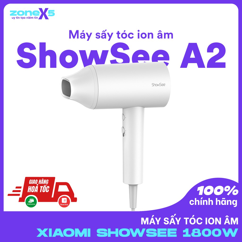 [CHÍNH HÃNG]Máy sấy tóc ion âm Xiaomi Mijia ShowSee A1/A2-W 1800W