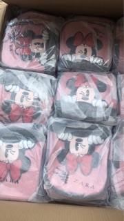 Balo zara mickey hồng