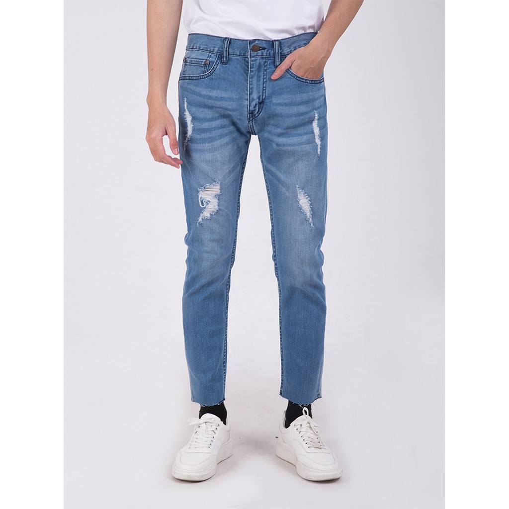 Quần Jean Nam Cắt Lai Cao Cấp 4MEN QJ683