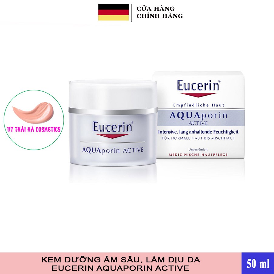 Kem dưỡng ẩm da Eucerin Aquaporin Active 50ml