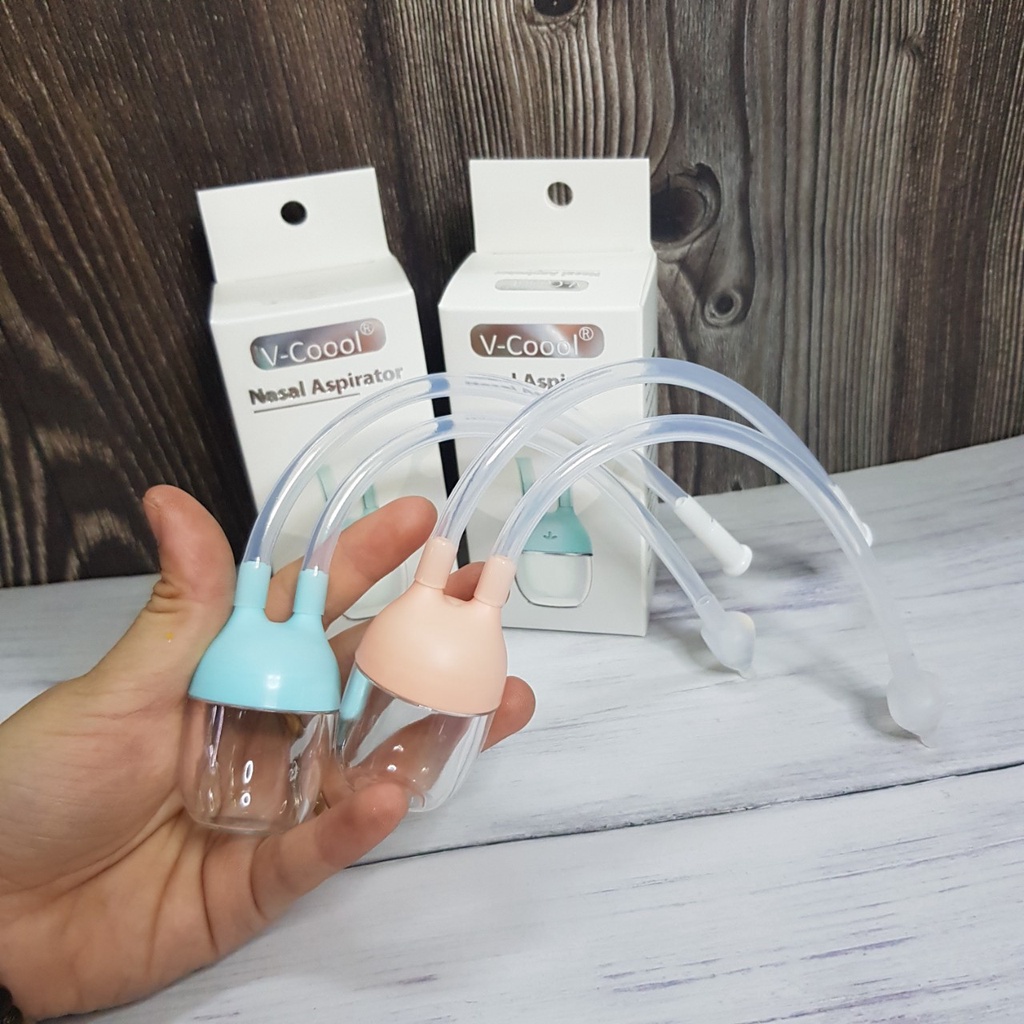 Dụng cụ hút mũi cho bé V-Cool, đầu hút silicon mềm dẻo an toàn cho bé